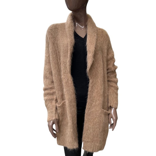 Saco - marron de alpaca bebé Suri