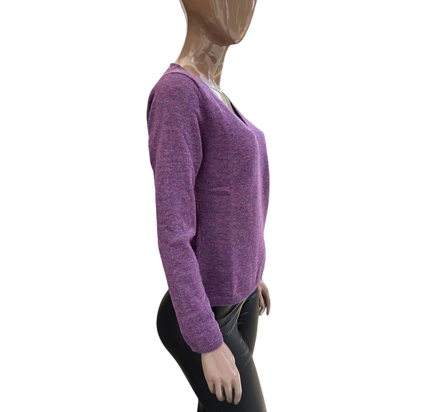 Chompa de cuello V