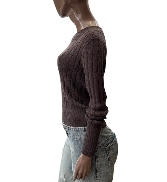 Chompa de Alpaca bebé con trenzas